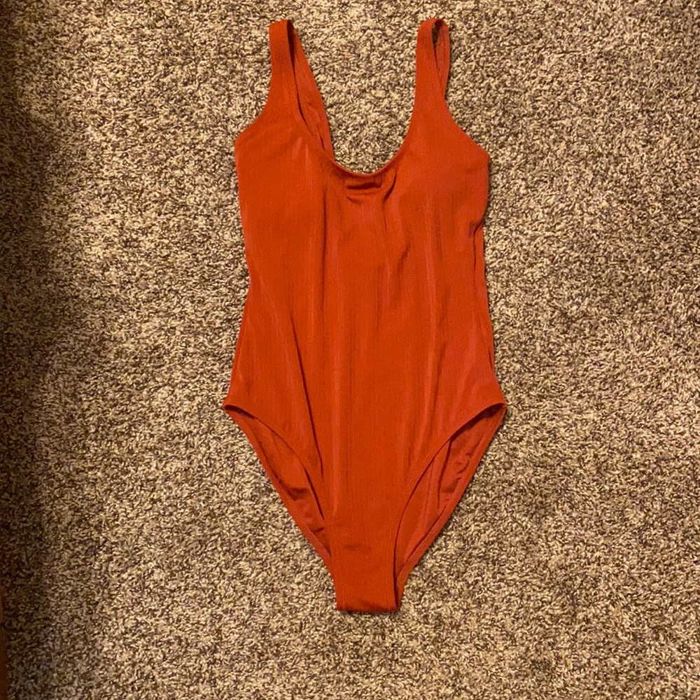 Old Navy Auburn/Bunt Orange One Piece Swimsuit!